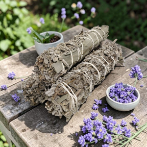 Weißer Heilsalbei mit Eukalyptus zum Räuchern