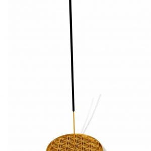 Räucherstäbchenhalter  - Fleur de vie - gold
